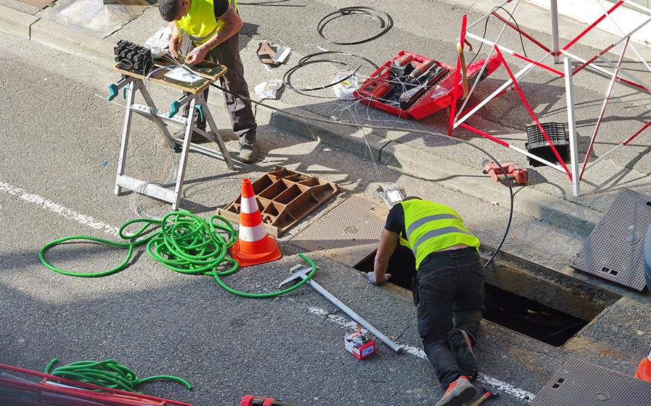 travaux assainissement Porcheville