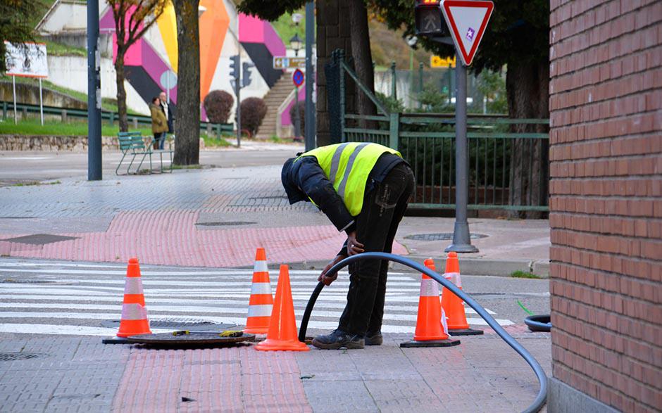 travaux assainissement Porcheville