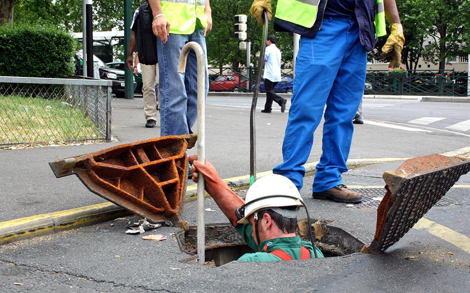travaux assainissement Porcheville